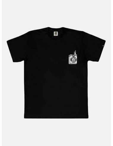 T-Shirt Uomo The Dudes Too Short Smokes - Black