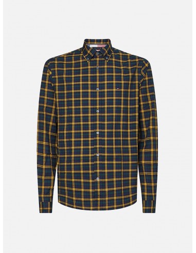 Camicia Tommy Hilfiger Regular Fit - In Tartan Black Watch - Colore Desert Sky