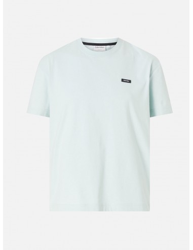 T-Shirt Uomo Calvin Klein - Relaxed in Cotone Riciclato - Ghost Glacier