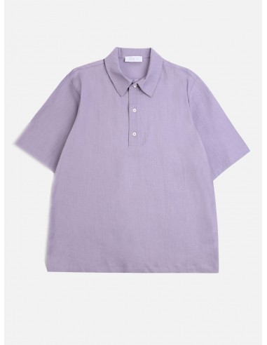 Camicia maniche corte C.9.3 Lilac Striped  -  Lavanda