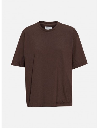T-Shirt Oversize Donna Colorful - Colore Marrone Caffè