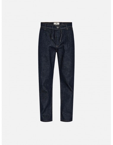 Jeans da Uomo Anerkjendt Akjan Denim Pleat Pants - Raw Denim - Colore Nero