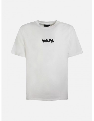 T-Shirt Uomo Disclaimer Stampa Retro 23IDS53797 - Colore Bianco