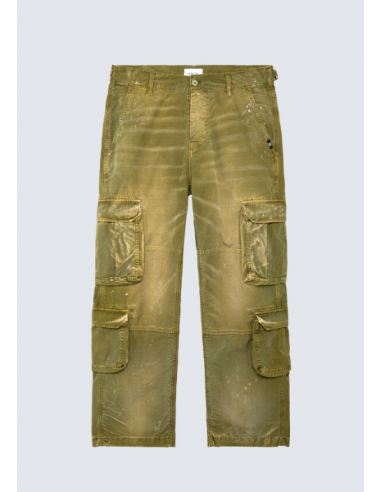 Pantalone da Uomo Amish Double Cargo Ripstop - Colore Verde